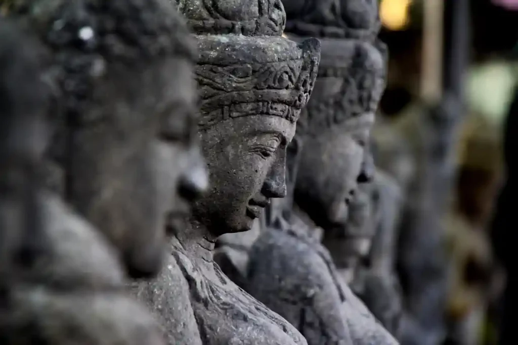 Voyage Bali - trois statues