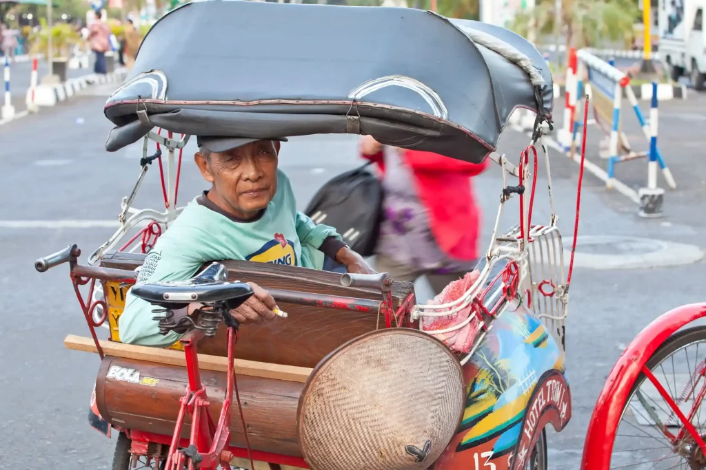 Budget vacances à Bali - Tarif Pousse Pousse - Amanaska - agence de voyage