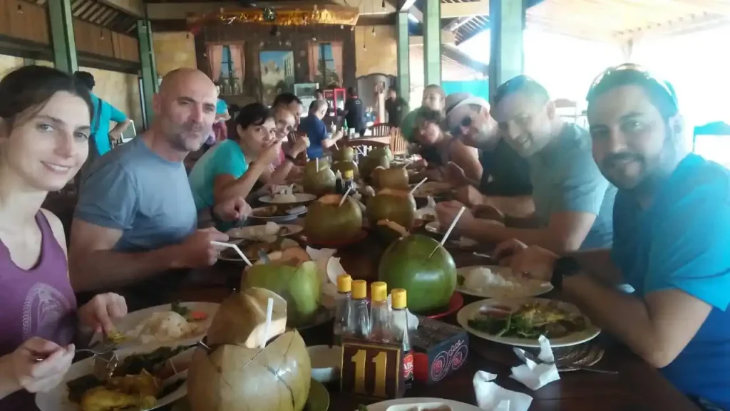 Repas decouverte a Bali