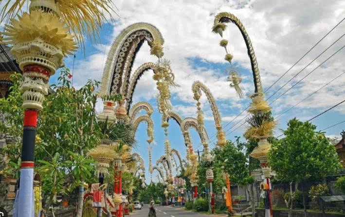 fête du Galugan à Bali
