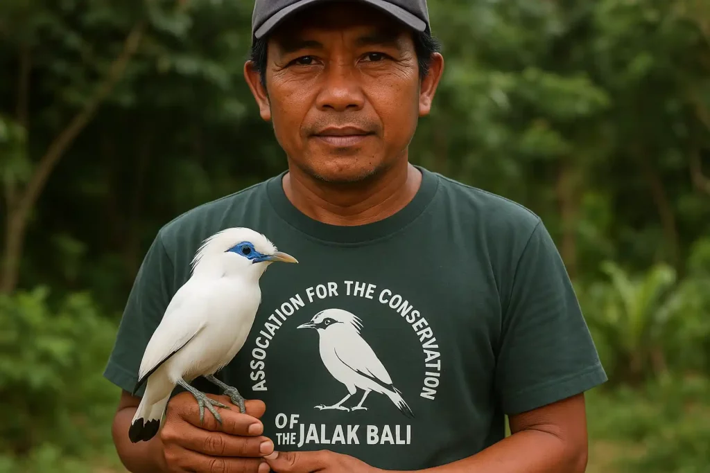 Sauvegarde du Jalak Bali - Amanaska - agence de voyage à Bali