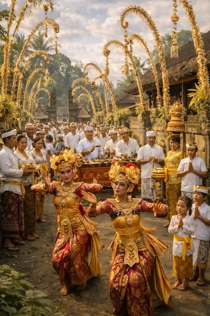 role des dieux - voyage à bali - danse festive