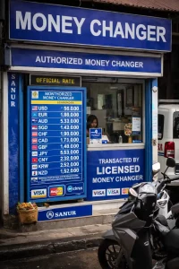 Travel to Bali - exchange money