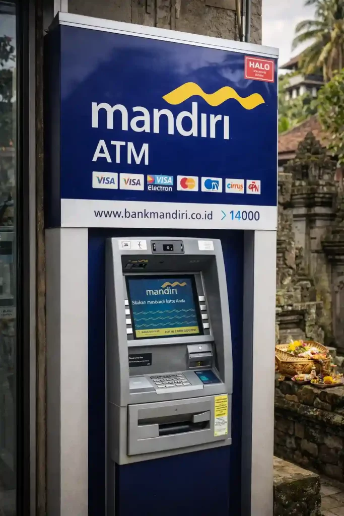 Voyage à Bali - distributeur de billets