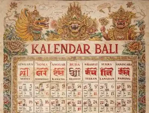 Calendrier balinais - partir en vacances à Bali au bon moment (1)