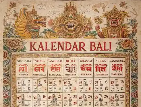 Calendrier balinais - partir en vacances à Bali au bon moment (1)