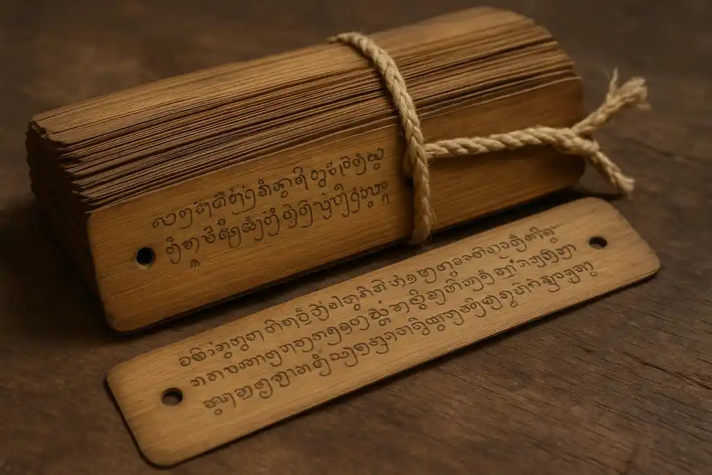 Héritage balinais : lontar et alphabet balinais - Amanaska Bali - agence de voyage locale à Bali