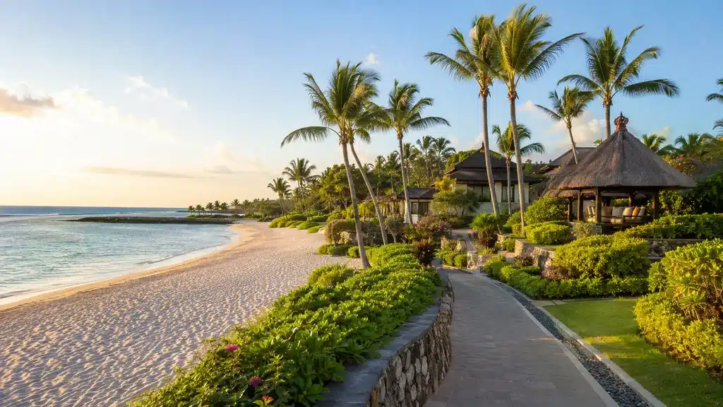 Nusa Dua Sejoura Bali detente cote balinaise